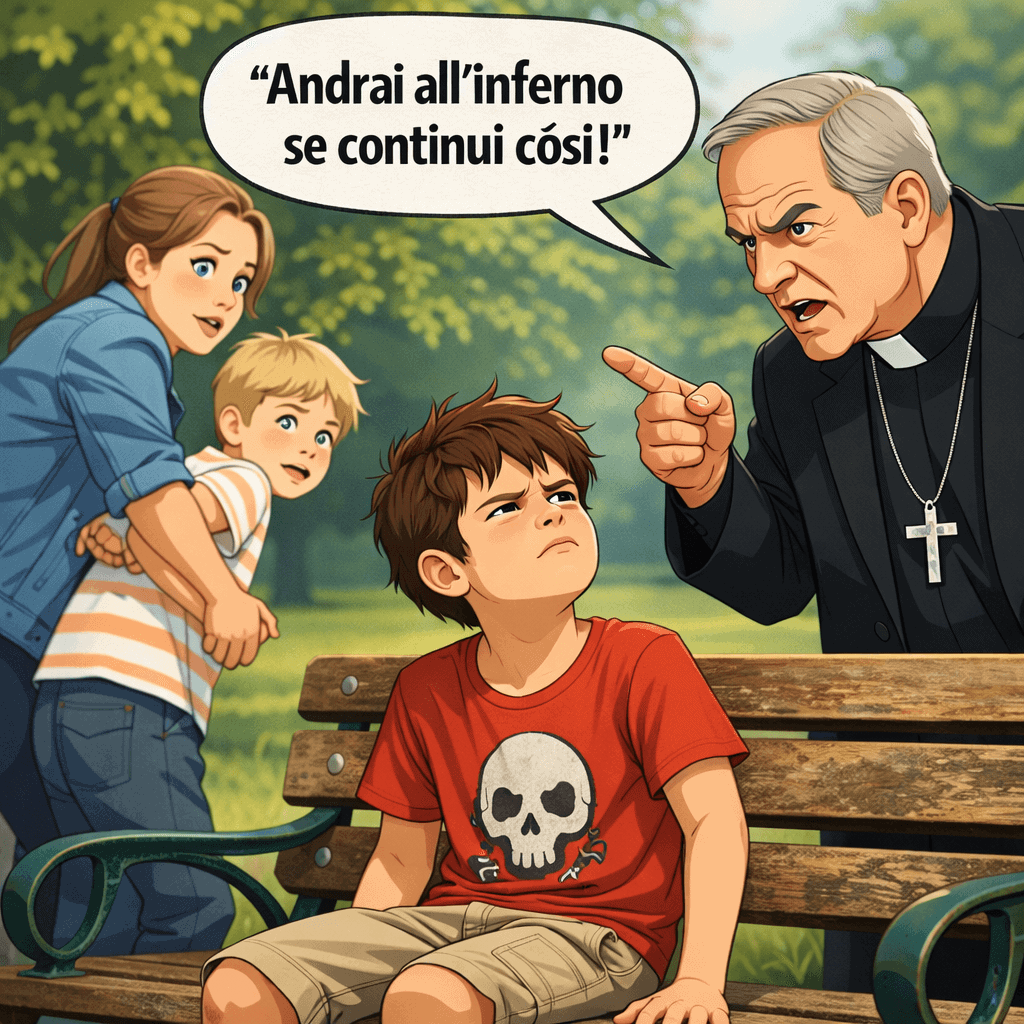 tourette e coprolalia bambino rimproverato rappresentazione del pregiudizio sulle parolacce