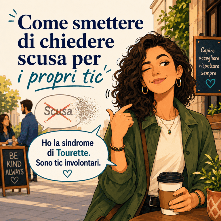 Come smettere di chiedere scusa per i propri tic