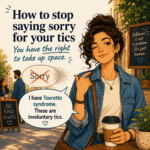 How to stop saying sorry for your tics